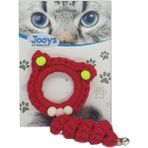 Colezium Zilli Kedi Örgü Ipi 15 cm Kırmızı
