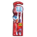 Colgate 360 Optik Beyaz Dil ve Yanak Temizleyicili Orta Beyazlatıcı 1+1 Diş Fırçası