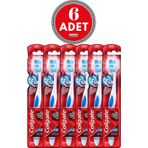 Colgate 360 Visible White Beyazlatıcı 6 Adet Orta Diş Fırçası