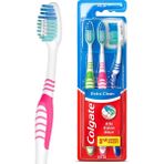 Colgate Extra Clean Dil Temizleyicili Arka Dişlere Uzanan Orta 3'lü Ekonomik Paket Diş Fırçası