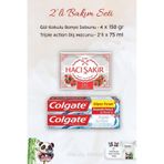 Colgate Extra White Diş Macunu 2 X 75 Ml, H. Şakir Gül Kokulu Banyo Sabunu 4 X 150 Gr Ve Rosıe