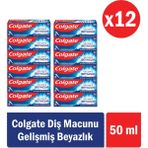 Colgate Gelişmiş Beyazlık Beyazlatıcı 12x50 ml Diş Macunu