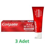 Colgate Max White Kalıcı Beyazlık Beyazlatıcı Diş Macunu 75 Ml (3 Adet)