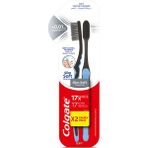 Colgate Mikro İnce Charcoal Yumuşak Diş Fırçası 1+1 Aile Paketi Hassas Temizlik İçin Derin Etki