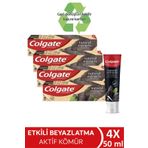 Colgate Natural Extracts Aktif Kömür Diş Macunu 50 ml x 4 Adet
