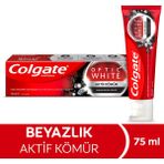 Colgate Optic White Aktif Kömür Yumuşak Mineral Temizliği 75 ml Diş Macunu
