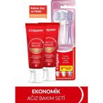 Colgate Optic White Kahve, Çay ve Tütün Kullananlar Için 50 ml 2'li Diş Macunu, Gentle Clean 2+1 Diş Fırçası