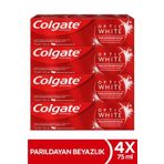 Colgate Optic White Parıldayan Beyazlık 4x75 ml Diş Macunu