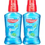 Colgate Plax Ağız Bakım Suyu Nane Ferahlığı, Mavi, 250 ml 2li paket