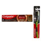 Colgate Süper Clean Black Orta Diş Fırçası Optic White Aktif Kömür Beyazlatıcı 125 ml Diş Macunu
