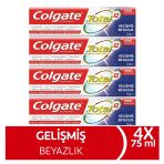 Colgate Total Gelişmiş Beyazlık 4x75 ml Diş Macunu