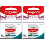 Colgate Total Profesyonel Diş Eti Sağlığı Arayüz Diş İpi 50 m (2 paketi)