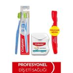 Colgate Ultra Soft Diş Fırçası, Diş İpi 50 Metre + Fırça Kabı Hediye