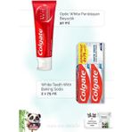 Colgate With Baking Soda 2x75 ml + 50 ml Optic White Diş Macunu