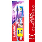 Colgate Zigzag Diş Arası Temizliği Orta Diş Fırçası 1+1 X 2 Adet