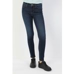 Colin's 759 Lara Orta Bel Dar Paça Super Slim Fit Koyu Mavi Kadın Jean Pantolon
