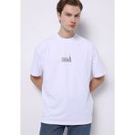 Colin's Colins Comfort Fit Yuvarlak Yaka Düz Erkek Beyaz Kısa Kol Tişört Cl1077195 Q1.v1 Ofw Beyaz