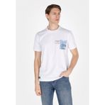 Colin's Colins Regular Fit Yuvarlak Yaka Düz Erkek Beyaz Kısa Kol Tişört Cl1074224 Q1.v1 Wht Beyaz