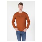 Colin's Regular Fit Erkek Kahverengi Sweatshirt