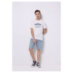 Colin's Regular Fit Orta Bel Düz Erkek Bleach İndigo Astarsız Denim Jean Şort