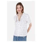 Colin's Regular Fit Shirt Neck Çiçekli Kadın Çok Renkli Kısa Kol Gömlek