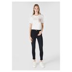 Colin's Skinny Fit Orta Bel Dar Paça Cepli Kadın Siyah Jean Pantolon