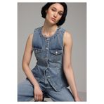 Colin's Slim Fit Kadın Light İndigo Denim Yelek