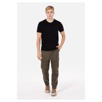 Colin's Slim Fit Orta Bel Lastikli Paça Erkek Yeşil Pantolon