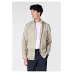 Colin's Slim Fit Shirt Neck Ekoseli Erkek Sari Uzun Kol Gömlek