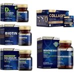 Collagen 30 Saşe 10000 Mg + Biotin + D3 Vitamini + Selenyum ve Magnezyum Takviyesi