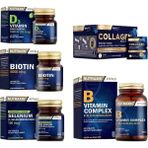 Collagen 30 Saşe 10000 Mg + Biotin + Selenyum+ D3 Vitamini + B Vitamini 60 Tablet