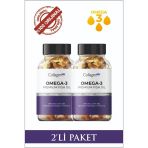 Collagen Forte 2 Adet Omega-3 Premium Fish Oil 90 Softgel X 1000Mg, Balık Yağı, Hidrolize Kolajen