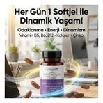 Collagen Forte Kırmızı Kore Ginseng Plus, Hidrolize Kolajen, Vitamin B5, B6, B12,çinko, Softgel 1000mg