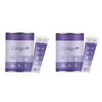 Collagen Forte Platinum 2 Kutu Powder Collagen 300G, 5 Tip Toz Kolajen 10.000Mg X 30 Şase & Multivitamin Çilek Aromalı