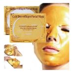 Collagen Gold Bio Yüz Maskesi - Altın ve Kolajen Maske 1 Parça Alkol İçermeyen Tüm Cilt Tipleri İçin
