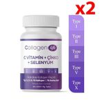 Collagen Life Hidrolize Kolajen C Vitamin Çinko Selenyum 2x90 Tablet