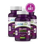 Collagen + Spirulina Tablet Takviye Edici Gıda - 1260 Mg 60 Tablet - (Kolajen Tip 1 2 3) (3 Adet)