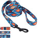 CollarDirect Naylon Köpek Tasma 5ft Kabile Desenli Dayanıklı Yürüyüş Evcil Hayvan Tasmaları Köpekler için Küçük Orta Büyük Köpek Yavrusu (Desen 1, M, Yeni)