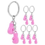 COLLBATH 6 Adet Boks Eldiveni Kolye Anahtarlık Asılı Anahtarlık Charm Spor Çantası Charm'Ları Asılı Boks Kolye Boks Eldiveni Çinko Boks Eldiveni Parti Takım Çantası Charm'Ları