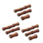 COLLBATH 9 Kalem Kamelya Yastığı Kaligrafi Fırçası Dinlenme Kaligrafi Fırçası Standı Kaligrafi Fırçası Desteği Fırçası Dinlenme Çin Fırça Rafı Bambu Kökü Kağıt Ağırlığı Fırçalamak