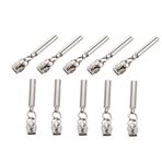 COLLBATH Gümüş Bagaj Zier Lock Metal Fermuarı Sırt Çantaları Montları Onarmak İçin