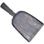 COLLBATH Kömür Küreği ızgara Kül Aracı Kül Küreği Metal Yangın Küreği Pelet Soba Kürek Ateş Çukuru Kül Kürek Pizza Fırını Kül Tırmığı Bahçe Malası Şömine Kepçe Çelik Ev Ürünleri Manuel