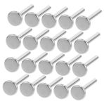 COLLBATH Metal Dudak Barları 20 Adet Dudak Tırnakları Labret Parçaları Vücut Takısı Piercing Seti