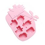 COLLBATH Silikon Kalıp Kurabiye Sabun Yapımı Bisküvi Noel Partisi Kalıbı Doğum Günü Pastası Kalıplama Fondan Cupcake Topper Buz Kabı Sakızlar Pirinç Keki Silika Jeli Şeker