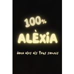Col·lecció rosa de sucre. Llibreta A5 de 100 pàgines. Quadern de notes de ratlles. Tapa tova. Llibreta amb nom: ALÈXIA: Coberta de la llibreta amb el ... per regalar.: Llibreta perfecte per regalar