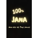 Col·lecció: rosa de sucre. Llibreta A5 de 100 pàgines. Quadern de notes de ratlles. Tapa tova. Llibreta amb nom: JANA: Coberta de la llibreta amb el nom, perfecte per regalar