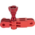Collectibles Cnc Alüminyum Alaşımlı Üç Yollu Pivot Kol Montaj Adaptörü Gopro Hero 1 2 3 3+ 4 5 Oturum/xıaomı Yi/sj/gitup Spor Kamera Kırmızı (Yurt Dışından)