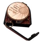 collectiblesBuy Vintage Denizcilik Antika Not All Those Who Wander are Lost Sert Pirinç & Bakır Pusula Deri Kılıf