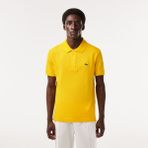 collection lacoste erkek regular fit beyaz polo - Sarı - M