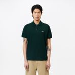 collection lacoste normal kesim pima pamuklu polo tişört - Koyu Yeşil